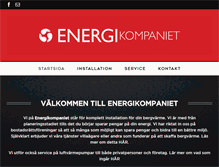 Tablet Screenshot of energikompaniet.se